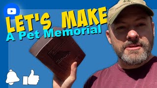 🌈 Creating a Lasting Tribute: Crafting a Custom Walnut Pet Memorial Urn 🐾