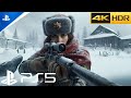 (PS5) Nazi Army Annihilation in Stalingrad | Realistic ULTRA Graphics Gameplay [4K HDR] Call of Duty