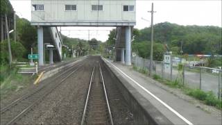 【後面展望】後ろの特等席から　東北本線白石～福島