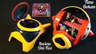 Recensione figure unifive uni five Gohkin Time Bokan Gaikotts la macchina del tempo