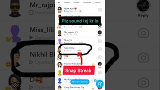 Snap Streak kya hota hai , snapchat me streak kaise use kre #snapchat #new #technology