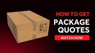 How to Create a Package Quote on Freightcom