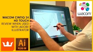 WACOM CINTIQ 24 HD TOUCH | Review When Used with Adobe Illustrator