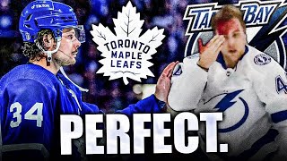 TORONTO MAPLE LEAFS PLAY THE PERFECT GAME VS TAMPA BAY LIGHTNING: 1-0 Lead—2022 Stanley Cup Playoffs