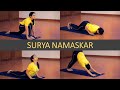 Surya Namaskar (Sun Salutation) - Step by Step, with Breathing