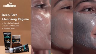 mCaffeine Deep Pore Cleansing Regime - Pure Coffee Infused | Sucks Out Impurities, Cleanses Pores