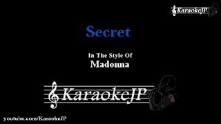 Secret (Karaoke) - Madonna