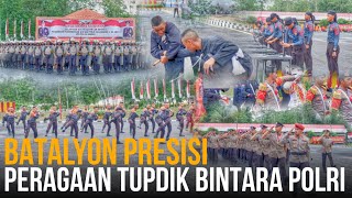 DIKTUKBA AK50 ‼️  PERAGAAN TUPDIK BINTARA POLRI GEL. II TA. 2023 BATALYON PRESISI