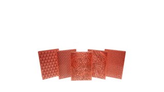 Sizzix 3D Textured Impressions Embossing Folders 5piece ...