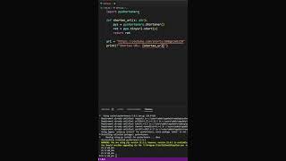 Easily Shorten URL link with Python #shorts #python #programming #easy