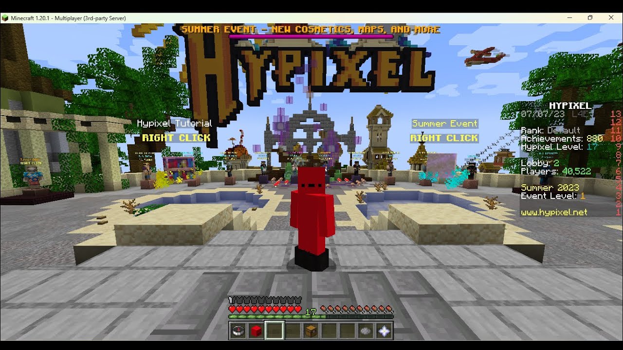 Playing Hypixel Games Youtube