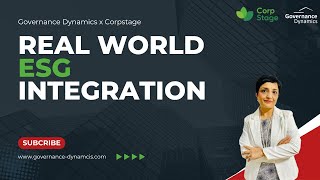 Real World ESG Integration Strategies Webinar