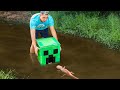 MINECRAFT FISH TRAP CATCHES AXOLOTL