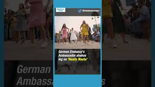 #ViralVideo | German Embassy Ambassador, Staff Dance To #NaatuNaatu In Delhi's Chandni Chowk
