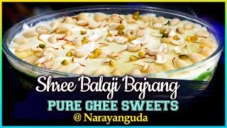 Delicious Bengali Sweets at Balaji Bajrang Pure Ghee Sweets-Narayanguda || Hybiz tv