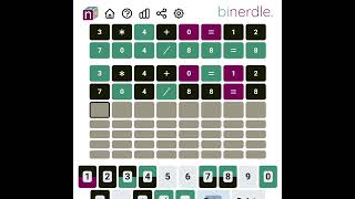 Binerdle Game 371 Solution - 18th May 2023