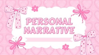 CNF PERSONAL NARRATIVE