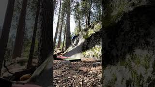 Yosemite Bouldering - Soto Boulder, Soto Slab (V0)