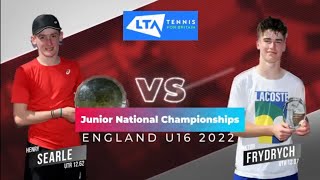 English 16U Junior National Championships Henry Searle (UTR 12.62) vs Viktor Frydrych (UTR 12.06) |