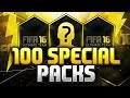 100 SPECIAL PACKS!!! Fifa 16 Pack Opening