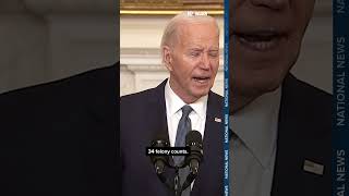 President Joe Biden comments on Trump verdict