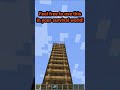 Minecraft 1.18 LADDER Build Hack using TRAPDOORS #shorts