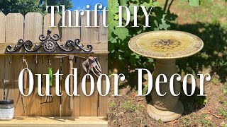 Thrift DIY | Outdoor Decor + THE CUTEST affordable outdoor lighting! | Thrift Flip Ideas