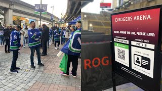 Vancouver Canucks welcome back fans to Rogers Arena