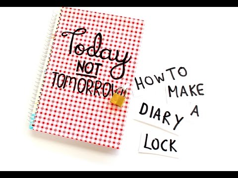 How to Make a Diary Lock in Under 5 Minutes! How to Make a Diary Lock in Under 5 Minutes!