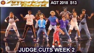 The Future Kingz Dance Group IMPRESSIVE America's Got Talent 2018 Judge Cuts 2 AGT