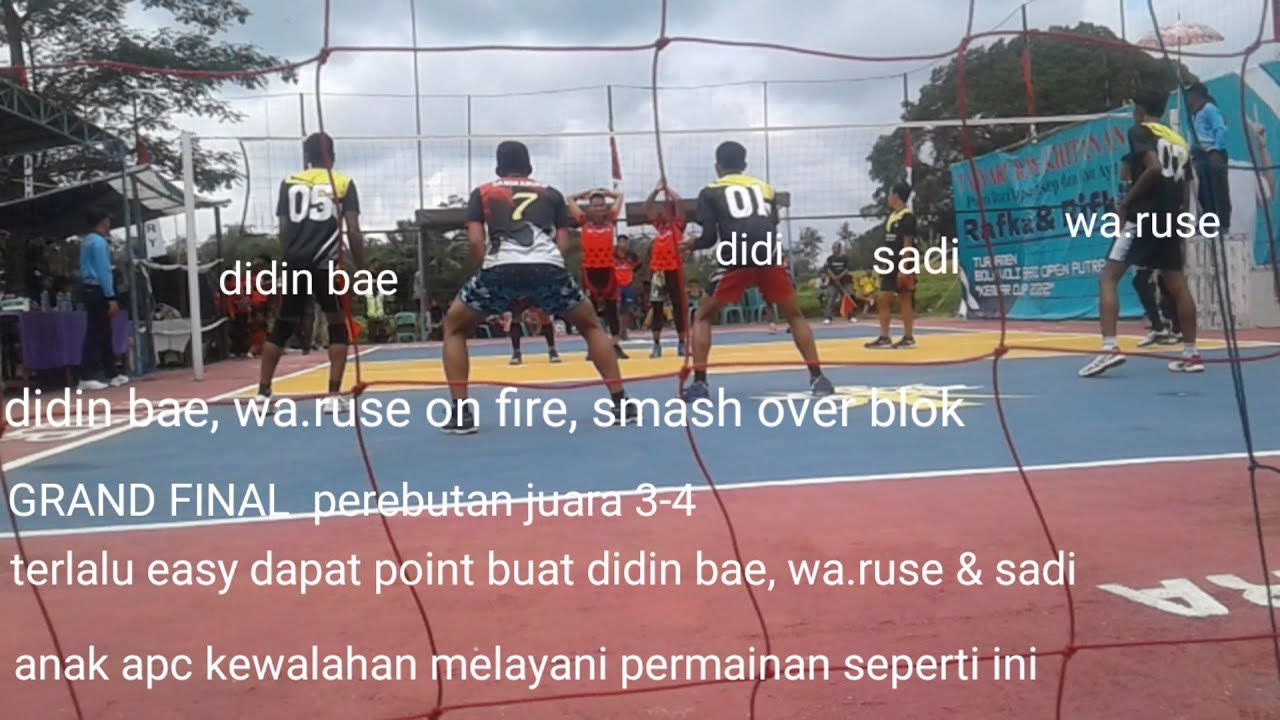 SADI,DIDIN BAE, WA.RUSE - MATADOR VS APC - GRAND FINAL || KEMBAR CUP ...