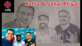 Ratta Janai Priyai Pencil Art Drawing | Panhinda