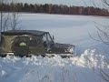 uaz 3152 stuck in snow