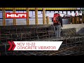 Hilti Nuron NCV 10-22 Cordless Concrete Vibrator - Features and Benefits