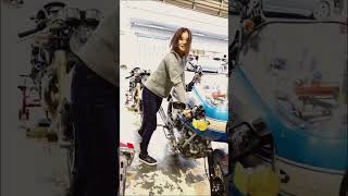 デコンプもチョークもないDUCATI900SSのキックスタート #ducati #バイク女子