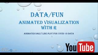 Animated visualization with R|Animation plot for Covid 19 data