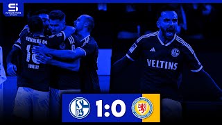 FC Schalke 04 - Eintracht Braunschweig 1:0 | Tor & Highlights | Stadion Reaktion