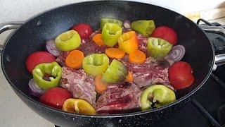 Невероятно вкусный ужин с овощами и мясом 🍽🌻