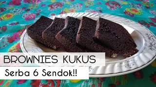 Resep Brownies Kukus serba 6 Sendok Lembut Tanpa Mixer