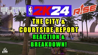 NBA 2K24 THE CITY & COURTSIDE REPORT REACTION & BREAKDOWN! AFFILIATION ATTRIBUTE BOOSTS ARE BACK!