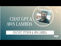 #5 - ChatGPT, Python & AWS Lambda - Testing  ChatGPT & AWS Lambda using Postman