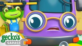 Bobby the Bus Needs Glasses | Gecko's Garage | Trucks For Children | Cartoons For Kids