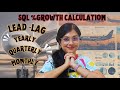SQL Interview Problems | Lead-Lag Function | Year-over-Year Growth in Incoming Flights 🚀