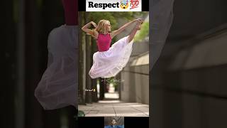 Respect😱💯|| The girl jumped into the air #shorts #respect