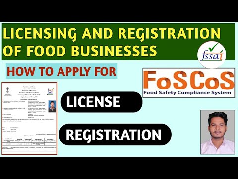 FSSAI Food Licensing/Registration| FoSCoS | How To Apply For Food ...