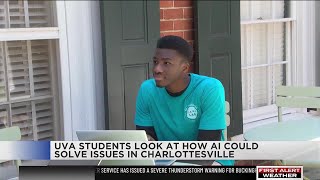 Uva Students Use Ai To Develop Solutions To Community Challenges