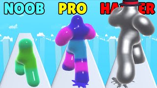 NOOB vs PRO vs HACKER in Blob Runner 3D