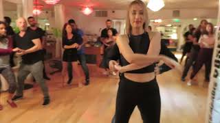 Juste Chano \u0026 Emma (Bachata Class (2)) at the Bachata Nights Montreal Social on September 17 2019