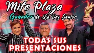 MITO PLAZA - La Voz Senior 2021 | Todas sus Presentaciones y Mejores Momentos