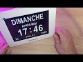 test de l horloge numérique calendrier avec date jour et heure lemnoi